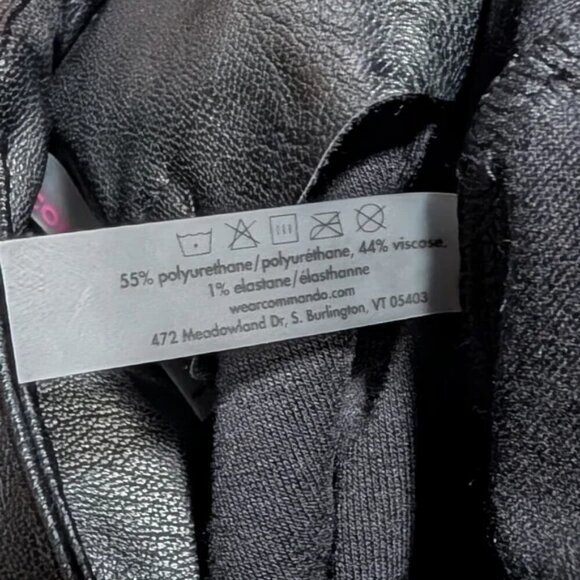 Commando | Faux Leather Paperbag Pants In Black - Picture 9 of 10